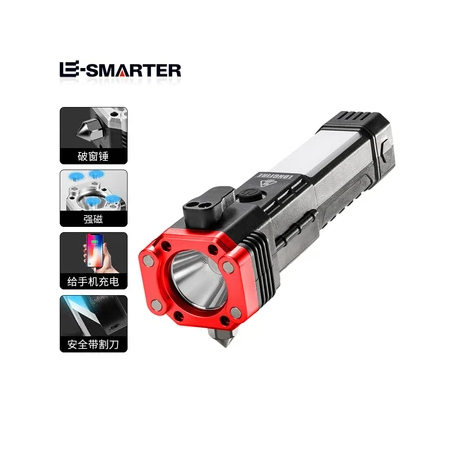 Multifunctional Portable LED Flashlight with Battery