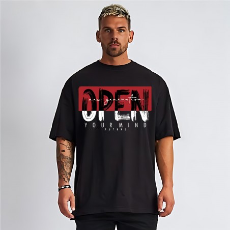 Open Your Mind T-shirt Urbain en Coton Unique et Ultra Confortable - Tailles S à XXL