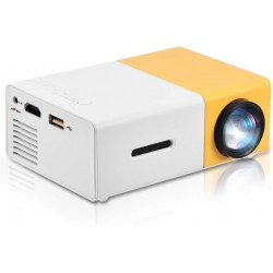 Tonysa Mini Projecteur LED HD HDMI Son Stéréo Clair, AV/USB/HDMI/TF Mini Projecteur Portable Sortie Audio 3,5 mm Home Cinéma