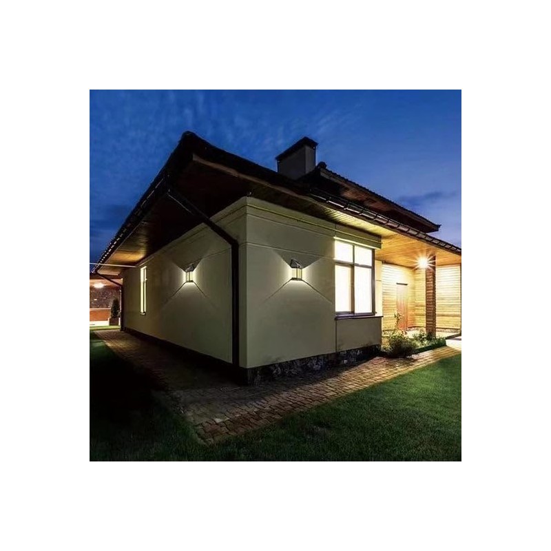 Solar Tungsten Wall Light, Outdoor Solar Induction Tungsten Wire Warm Light Wall Lamp, IP65 Waterproof Solar Security Light,