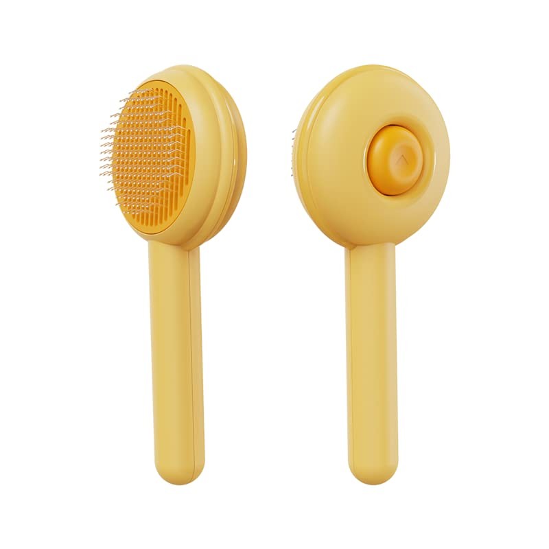 Brosse de toilettage pour chiens et chats - Brosse pour une perte de poils et un toilettage efficaces des animaux de compagnie -