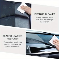 Car Neutral ph Interior Cleaner Interior Detailer Dust Remover Seat Liquid Leather Cleaner Roof Dash Cleaning Foam Spray Car