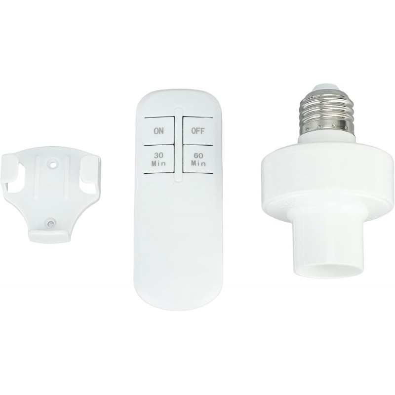 Douille d'Ampoule sans Fil, Télécommande de Remplacement à 360 Degrés Facile à Installer 30 M pour Lampe à Incandescence pour