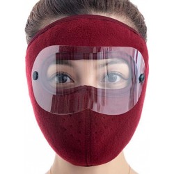 Masque d'hiver coupe-vent en peluche épaisse pour cyclisme, protection contre le froid, cadeau d'hiver chaud pour la famille,