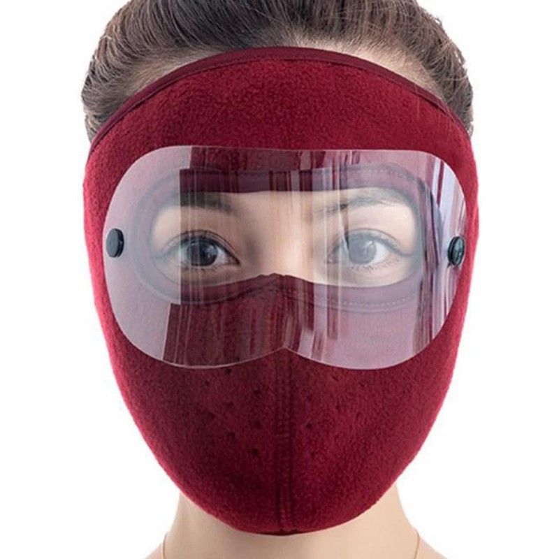 Masque d'hiver coupe-vent en peluche épaisse pour cyclisme, protection contre le froid, cadeau d'hiver chaud pour la famille,