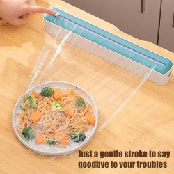 Découpeur Film Étirable | Distributeur Film Alimentaire Magnétique | Distributeur d'emballage Alimentaire | 36,5x5,5x5 Cm