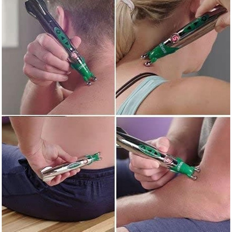 Masseur Électronique Stylo Méridien Acupuncture Pointeur Pour La Douleur Corporelle Palm Acupressure Santé & Acupressure Point