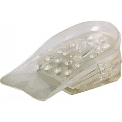 Lève-vitre semelles surélevées hausse talons talons pour hommes noirs pour chaussures taille transparente