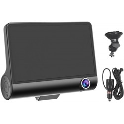 DVR 3 caméras 4.0 pouces Cam Voiture Full Haute Définition Enregistreur Vidéo Auto Registrator Cam avec 3 Voies Caméras