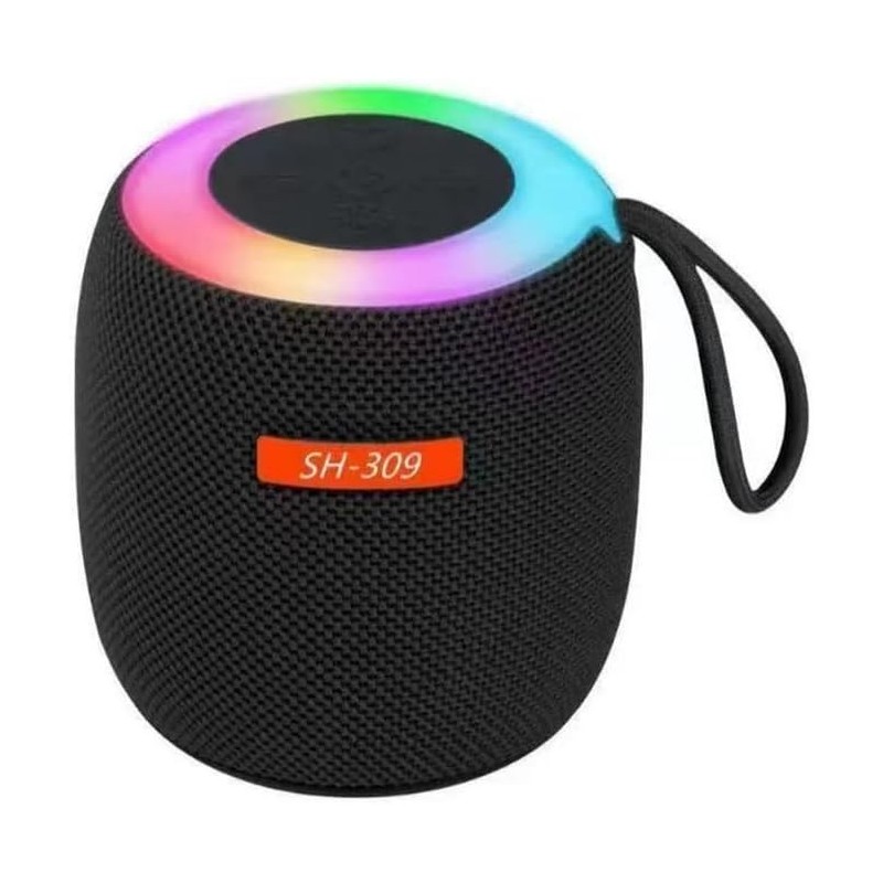 Enceinte sans fil avec son puissant, design compact et portable, étanchéité IPX6, connectivité USB, construction (noir)