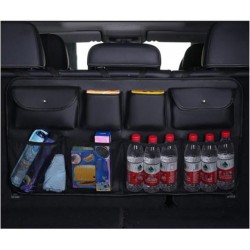 IUKTHHJOR Organisateur de Coffre Voiture pour Mitsubishi Pajero Shogun Montero V80 V87 V93 V97, Suspendu Sac de Rangement Coffre