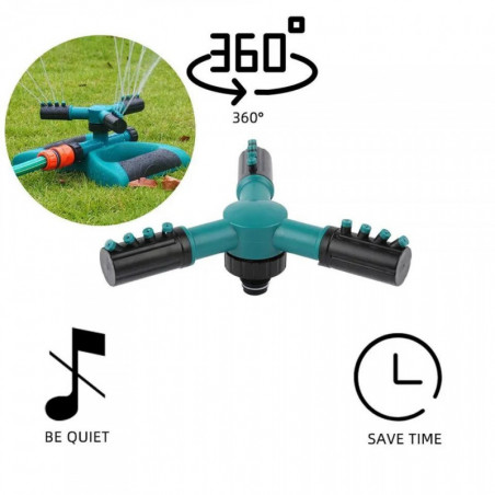 Garden Sprinkler, Automatic Lawn Water Sprinkler 360 Degree